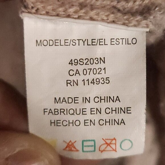 RDI Pink Heathered Long Open Thin Cardigan Sweater Large - Picture 6 of 7